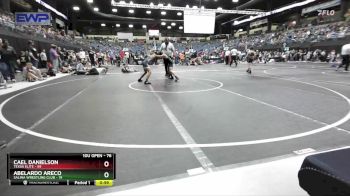 76 lbs Champ. Round 2 - Cael Danielson, Texas Elite vs Abelardo Areco, Salina Wrestling Club