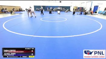 135 lbs Round 3 - Sarai Cortez, Daniel Cormier Wrestling Academy vs Alyssa Jones, Poway Wrestling