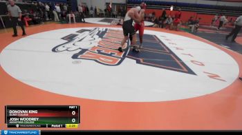 285 lbs Semifinal - Donovan King, Olivet College vs Josh Woodrey, Augustana College