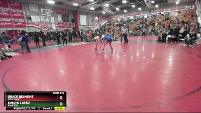 105 lbs Cons. Round 7 - Evelyn Lopez, Hamilton vs Grace Belmont, Capo Valley