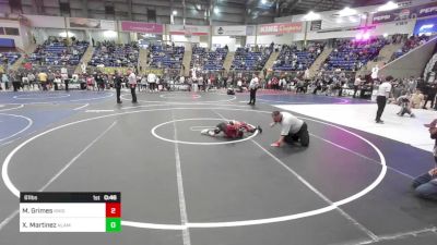 61 lbs Quarterfinal - Mansa-Hannibal Grimes, Knights Youth Wrestling vs Xzavier Martinez, Alamosa