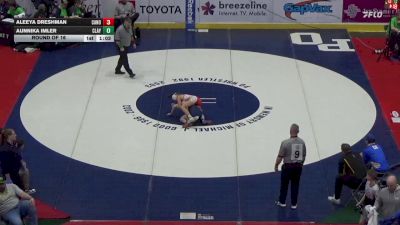 89 lbs Round Of 16 - Aleeya Dreshman, Canon McMillan vs Aunnika Imler, Claysburg Kimmel