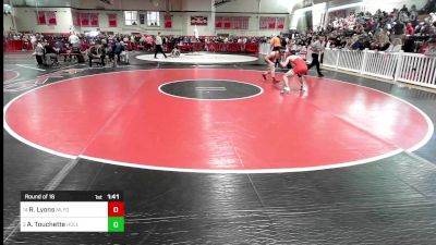 120 lbs Round Of 16 - Robert Lyons, Milford vs Anthony Touchette, Holliston