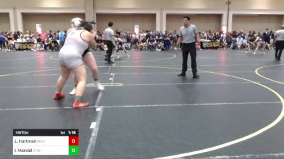 Round Of 16 - Lorelei Hartman, Wolfpack WC vs Isabelle Mandel, Etiwanda