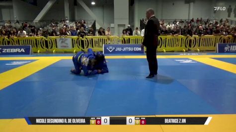 Beatrice Jin vs Nicole Secundino | 2025 American National IBJJF Jiu-Jitsu Open Championship