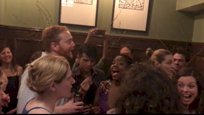 Cast Of In Transit Sings At After Party