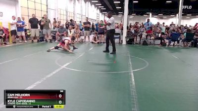 96 lbs Round 1 (6 Team) - Cam Melhorn, Rebellion vs Kyle Capodanno, Xtreme Team White