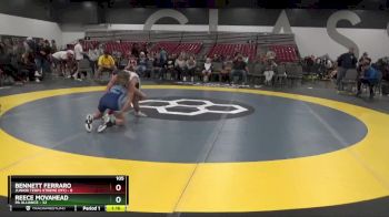 105 lbs Semis & 1st Wrestleback (8 Team) - Bennett Ferraro, Junior Terps Xtreme (MY) vs Reece Movahead, PA Alliance