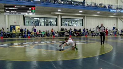 133 lbs Cons. Round 1 - Danny Poggi, Oneonta State vs Matt Reehil, Brockport