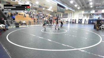 120 lbs Champ. Round 1 - Oscar Navarro, Valley View vs Matt Han, Aliso Niguel