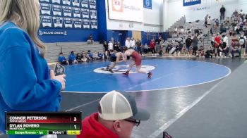 139 lbs Round 2 - Connor Peterson, Maple Grove vs Dylan Romero, Minnetonka