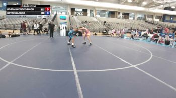 126 lbs Kosta Hatzigeorgiou, Missouri vs Bryce Dacoco, California Silver