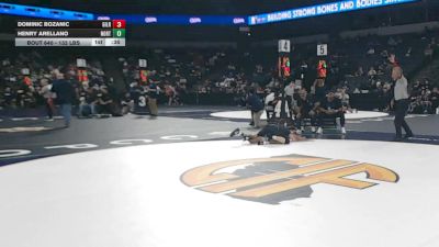 132 lbs Consi Of 32 #2 - Dominic Bozanic, Gilroy (CC) vs Henry Arellano, Northview (SS)