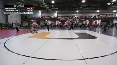 105 lbs Cross Bracket (8 Team) - Cody Bakhsh, Steller Trained Doom vs Chase Hernandez, Steel Valley Renegades