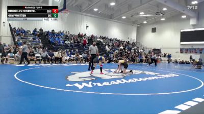 126 lbs Placement Matches (8 Team) - Brooklyn Worrell, Oak Grove High School vs Gigi Whitten, Oxford