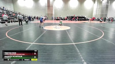 138 lbs Quarterfinal - Tristan Rios, Conroe Woodlands College Park vs Maddox Mcarthur, Buford HS