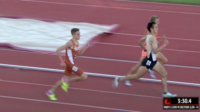 Men's 1500m, Heat 1 - Josh Kerr paces Ben Saarel and company to 3:40!