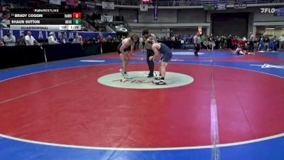 7A 150 lbs Quarterfinal - Brady Coggin, Oak Mountain vs Shaun Sutton, Hoover