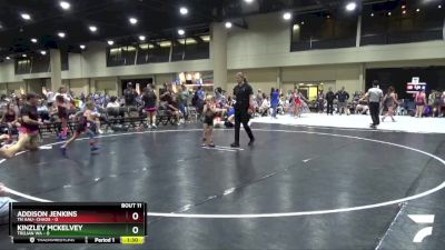 48 lbs Round 4 (6 Team) - Kinzley Mckelvey, Trojan WA vs Addison Jenkins, TN AAU- Chaos