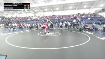 144 lbs Cons. Round 4 - Tucker Ha`o, Syracuse vs Leonardo Landini, Regis Jesuit HS