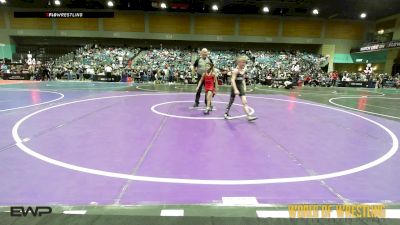 52 lbs Consi Of 8 #2 - Mason Hong, All-Phase Wrestling vs Huntlee Holbrook, Simmons Academy Of Wrestling