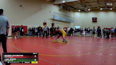 285 lbs Cons. Round 2 - Luke Spinos, Saint Ignatius vs Khoren Gevorgyan, Brecksville B