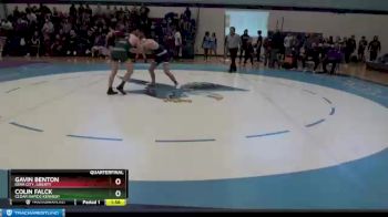 152 lbs Quarterfinal - Colin Falck, Cedar Rapids Kennedy vs Gavin Benton, Iowa City, Liberty