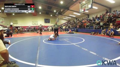 55 lbs Rr Rnd 3 - Baylor Smith, Collinsville Cardinal Youth Wrestling vs Kamrei Downing, Berryhill Wrestling Club