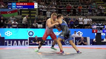 92 kg Final 3-5 - David Calkins Jr, United States vs Ionut Patru, Romania