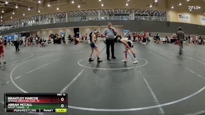 92 lbs Round 1 - Abram Mccall, Rocket Trained vs Brantley Marcoe, Seymour Wrestling Club