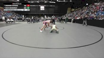 157 lbs Cons. Round 2 - Brennen Bowers, Topeka-Seaman vs Zach McMurray, Salina-South