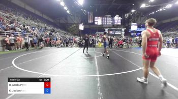 170 lbs Rnd Of 32 - Quinten Attebury, Missouri vs Kaleb Jackson, New Jersey
