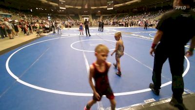 40 lbs Consi Of 4 - Kimber Russell, Salina Wrestling Club vs Lachlan Lindsey, Spartan Wrestling Fort Smith