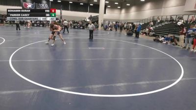 157 lbs Cons. Sub-quarters - Benjamin Duran, Volcano Vista High School Wrestling vs Parker Casey, Sebolt Wrestling Academy