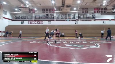 157 lbs Cons. Semi - Nicholas Goenner, Roanoke College vs Nicholas Cook, Roanoke College