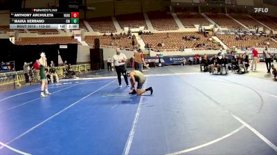 113-D2 Champ. Round 1 - Maika Serrano, Campo Verde High School vs Anthony Archuleta, Vista Grande High School