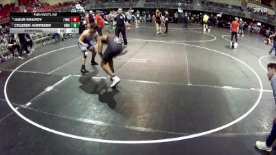 175 lbs Semifinal - Jasur Khaitov, Junior Titans Wrestling Club vs Colesen Andresen, CWO