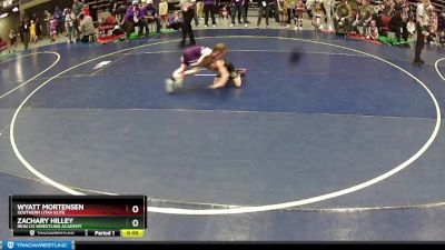 53 lbs Champ. Round 1 - Zachary Hilley, Iron Co Wrestling Academy vs Wyatt Mortensen, Southern Utah Elite