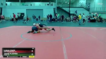 160 lbs Round 5 (6 Team) - Chase Plastino, TNWC vs Lukas Conte, Mat Assassins Red