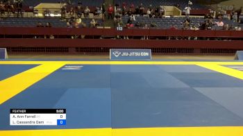 Alicia Ann Farrell vs Leila Cassandra Damato 2024 Pan IBJJF Jiu-Jitsu No-Gi Championship