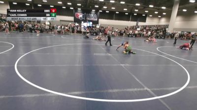 117 lbs Champ. Rd Of 16 - Cael Combs, Sebolt Wrestling Academy vs Kian Kelley, Kearney MatCats Wrestling Club