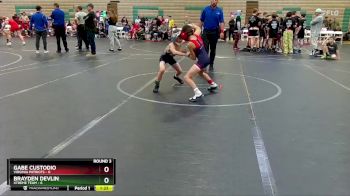 64 lbs Round 3 (6 Team) - Gabe Custodio, Virginia Patriots vs Brayden Devlin, Xtreme Team