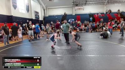 92/96 Round 2 - Landon Barnes, Summerville Takedown Club vs Micah Waddell, Gaston Grizzlies