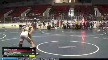 108 lbs Quarterfinals (8 Team) - Logan Carstensen, Funky Monkeys vs Brice La Fleur, Michigan Bulldogs