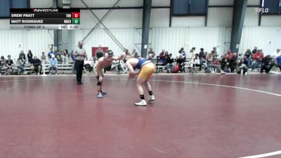 157 lbs Consi Of 4 - Drew Pratt, Trinity vs Matt Rodriguez, Western New England