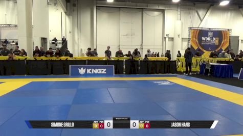 Jason Wayne Hansenberg vs Simone Grillo 2025 World IBJJF Jiu-Jitsu No-Gi Championship