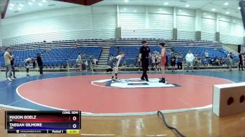 106 lbs Cons. Semi - Mason Goelz, IN vs Taegan Gilmore, OH