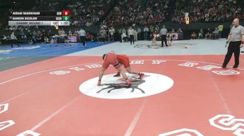 Champ. Round 1 - Aidan Markham, Broken Bow vs Daron Dozler, Boone Central