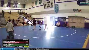 37-42 lbs Round 5 - Noah Moreno, Ruby Mountain vs Hudson Brandt, Fallon Outlaws Wrestling Club