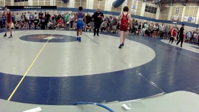 14U Boys FS - 105 lbs Champ. Round 2 - Camden Bradley, Roncalli Wrestling Foundation vs Carson Underwood, Red Cobra Wrestling Academy